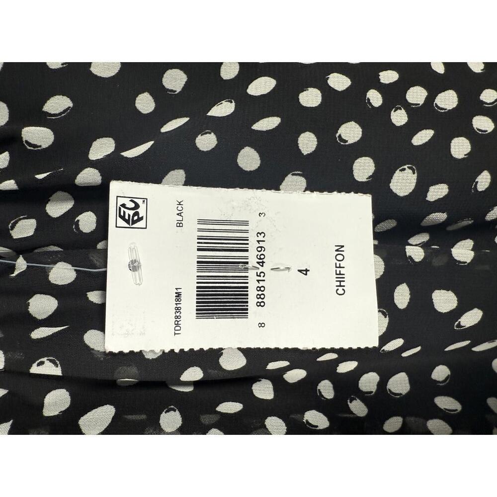 NWT Connected Apparel Women's Polka Dot Midi Dress Size 4 - Picture 7 of 7